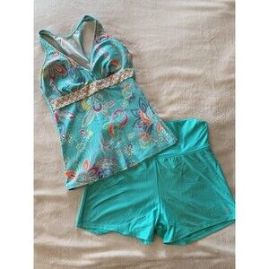 Womens tankini/shorts Bathing suit size small